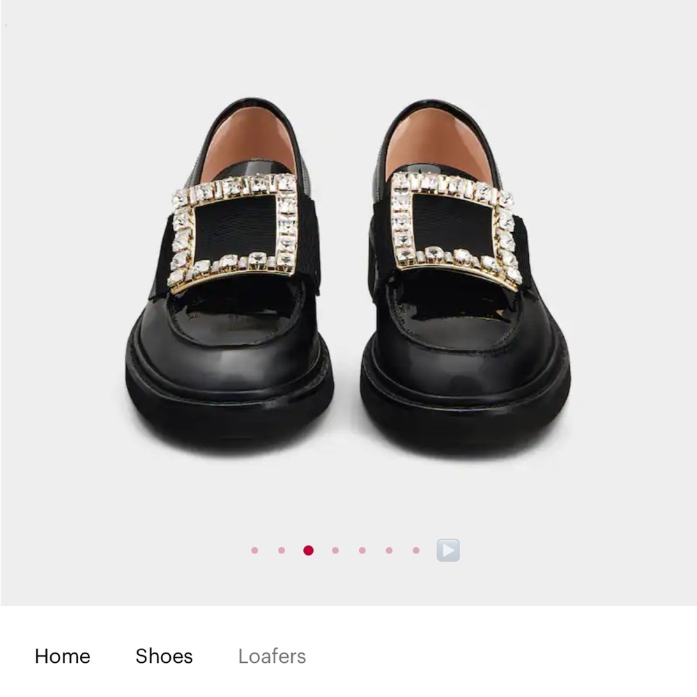 Roger Vivier Black Ballerina Flats